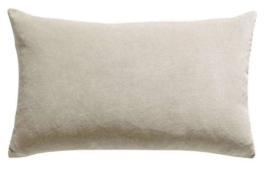 Coussin uni Elise Grège 30 X 50