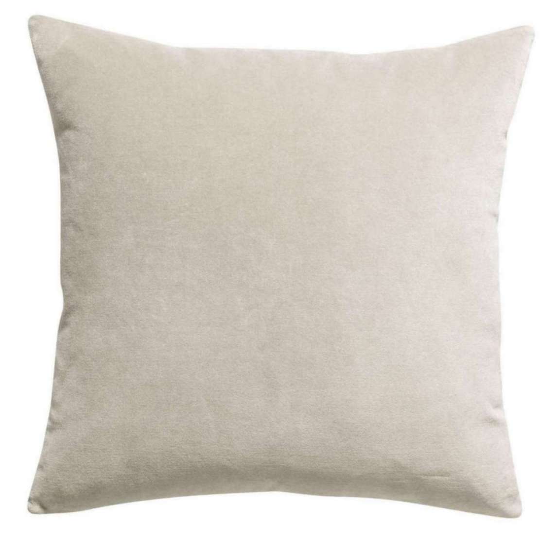 Coussin uni Elise Grège 45 X 45