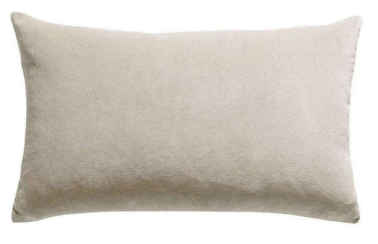 Coussin uni Elise Grège 40 X 65