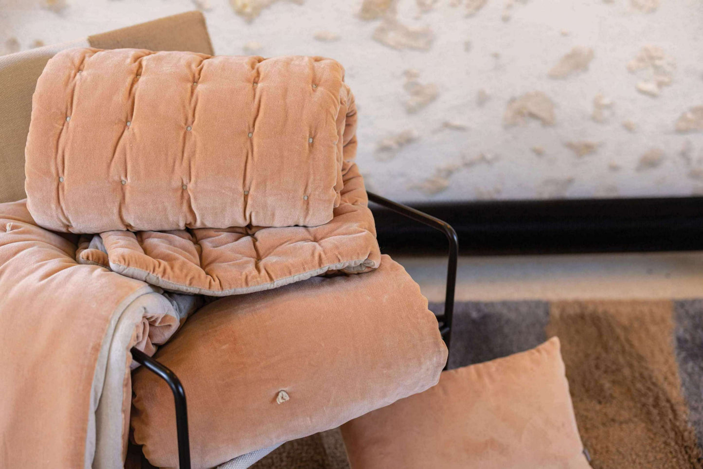 Coussin uni Elise Épice 40 X 65