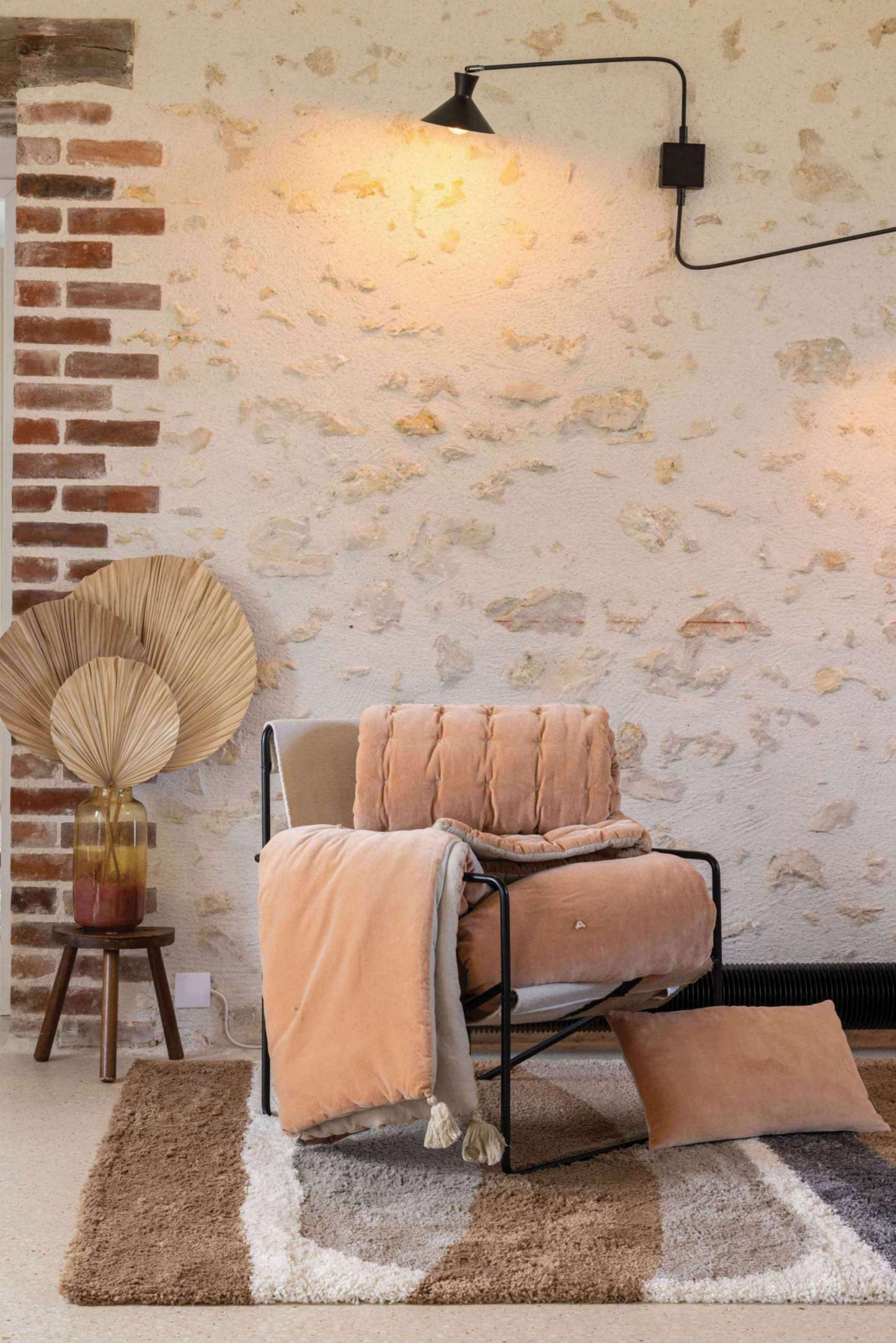 Coussin uni Elise Épice 40 X 65