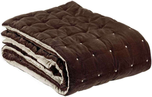 Chemin de lit uni Elise Ébène 90 x 240