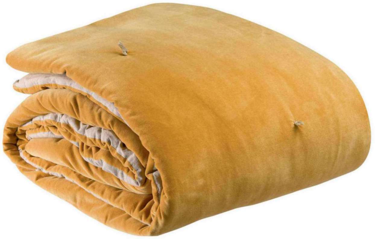 Plaid points noués Elise Maïs 140 X 200