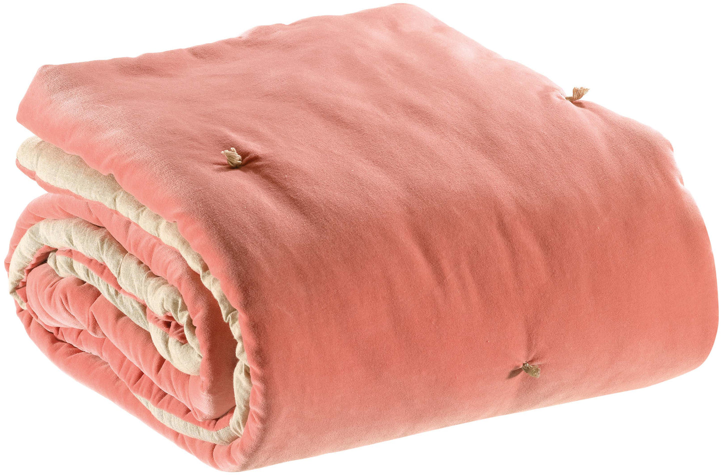 Plaid points noués Elise Pêche 140 x 200