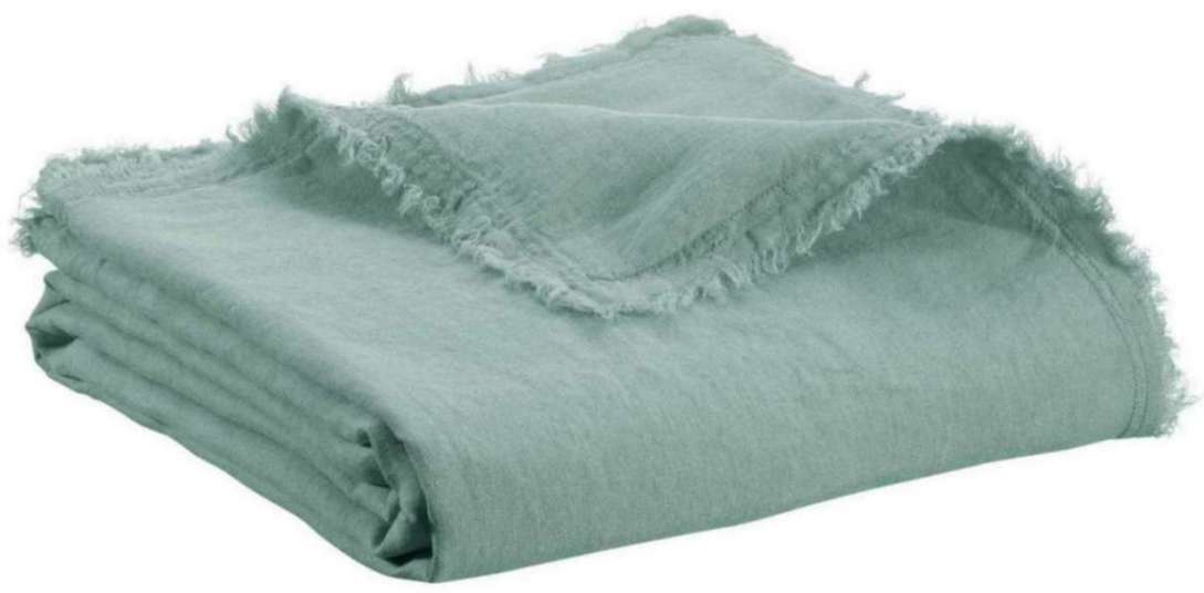 Plaid Zeff Vert de gris 130 X 180