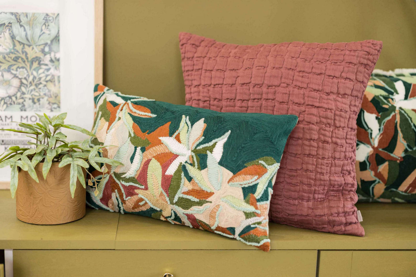 Coussin Swami Sienne 45 x 45