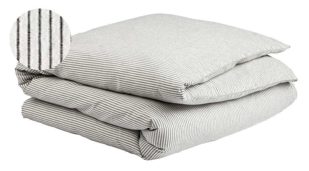 Housse de couette Léonie Caviar 200 x 140