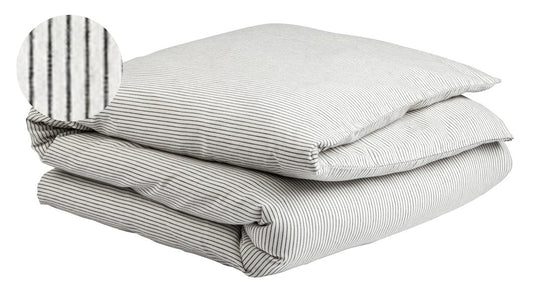 Housse de couette Léonie Caviar 200 x 140