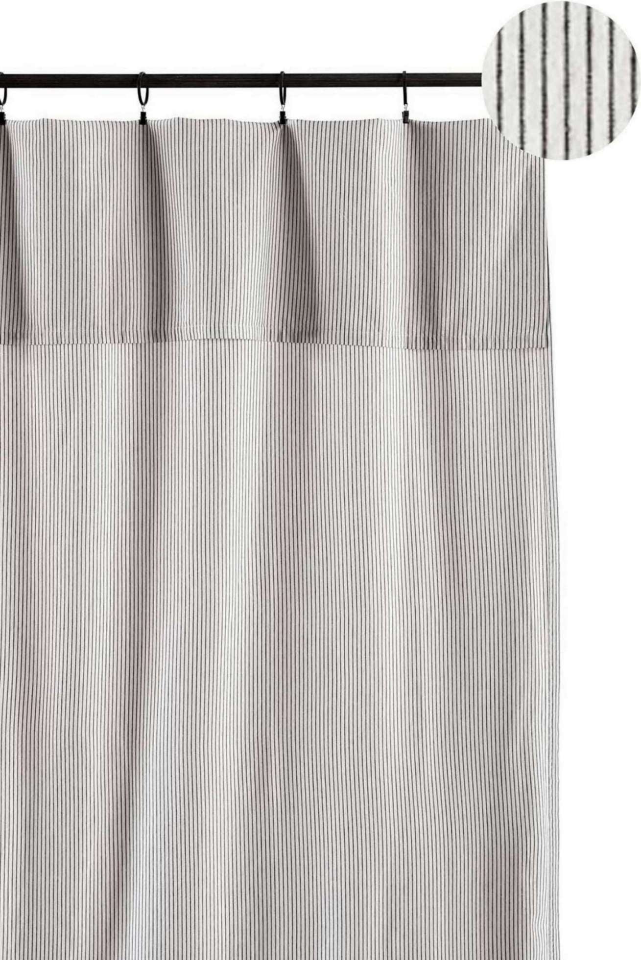 Rideau Léonie Caviar 280 x 140