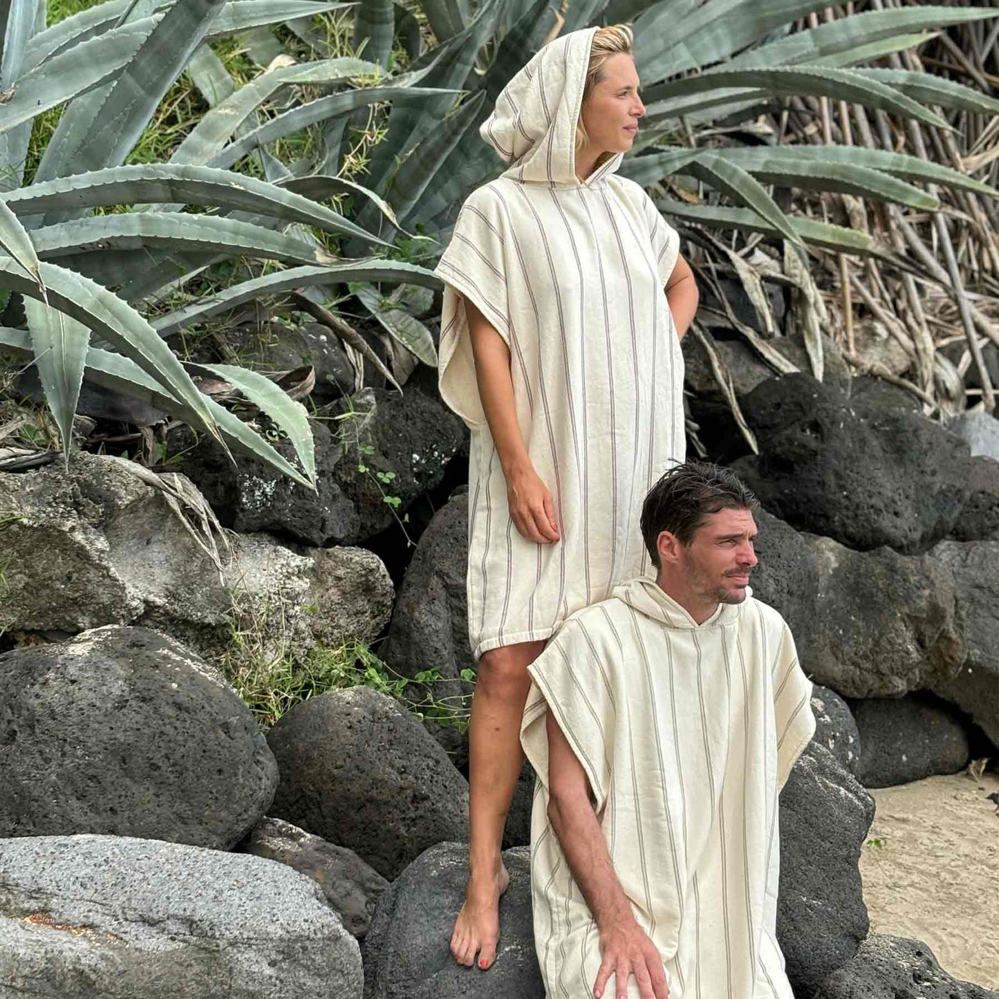 Poncho Marina Purple rain 95 x 80