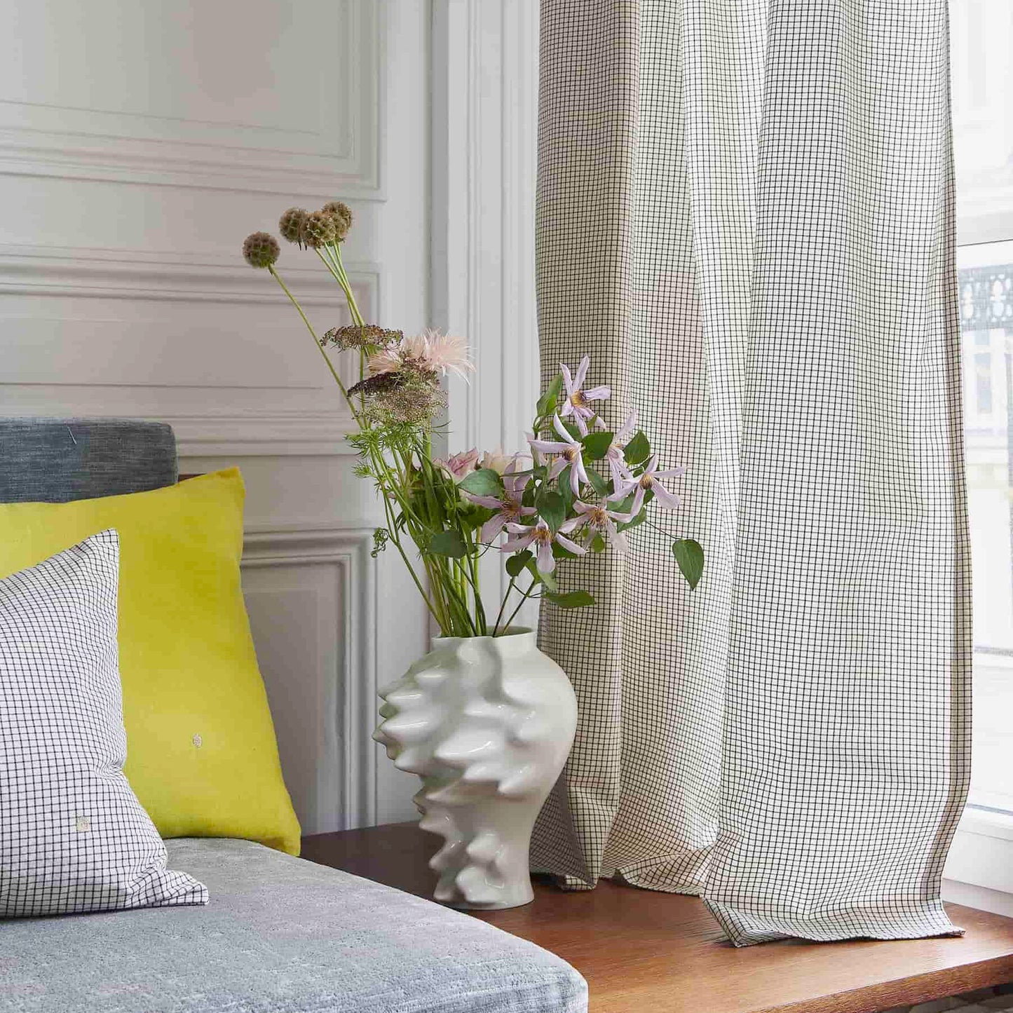 Rideau Gustave Caviar 280 x 140