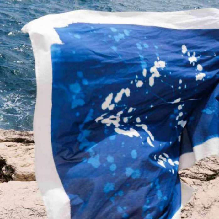 Paréo Gypso Bleu 180 x 130