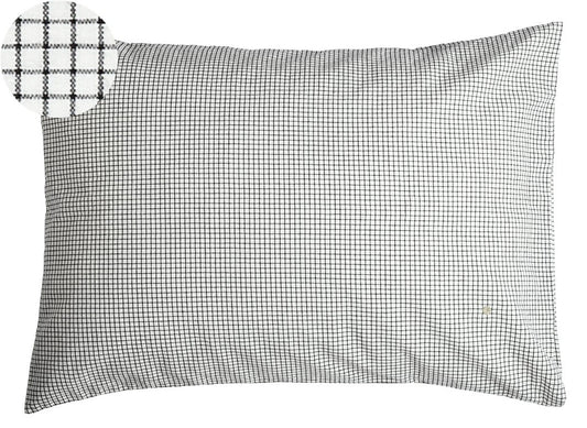 Taie d'oreiller GUSTAVE Caviar 70 x 50