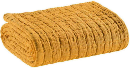 Jeté de lit Swami Safran 180 x 260