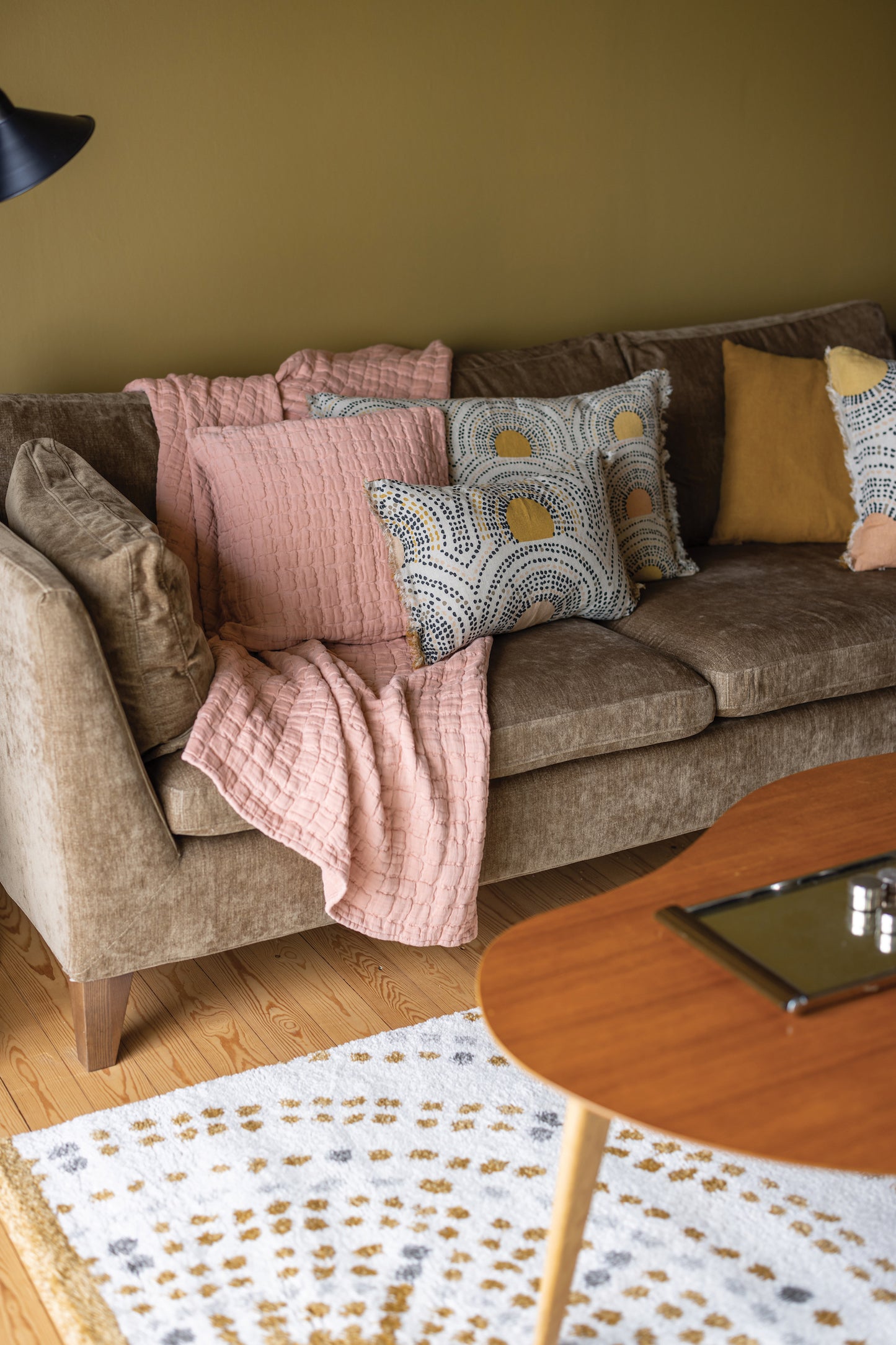 Jeté de lit Swami Argile 180 X 260