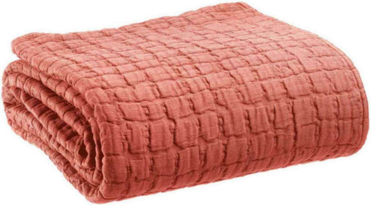 Jeté de lit Swami Pêche 180 x 260