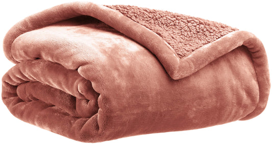 Plaid Michka Terracotta 130 x 160