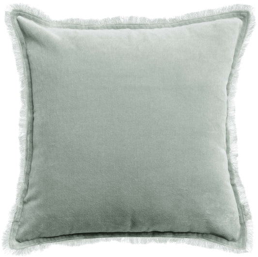 Coussin uni Fara Titane 45 x 45