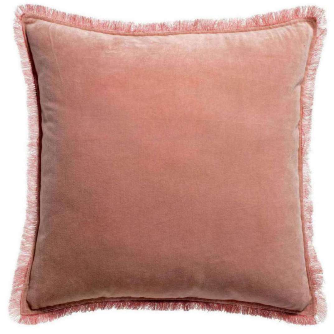 Coussin uni Fara Pink 45 X 45