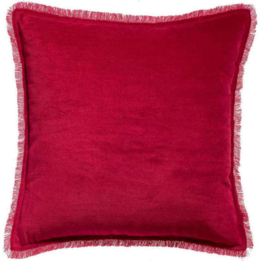 Coussin uni Fara Rubis 45 X 45