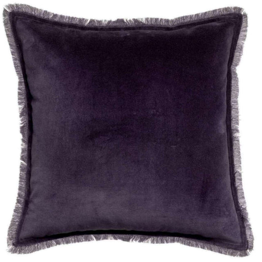 Coussin uni Fara Raisin 45 X 45