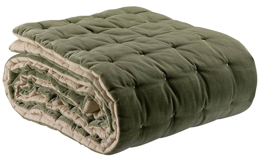 Jeté de lit Elise Verveine 240 X 260