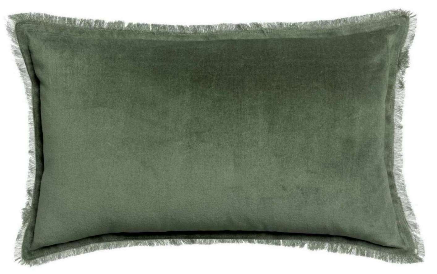 Coussin uni Fara Thym 30 X 50