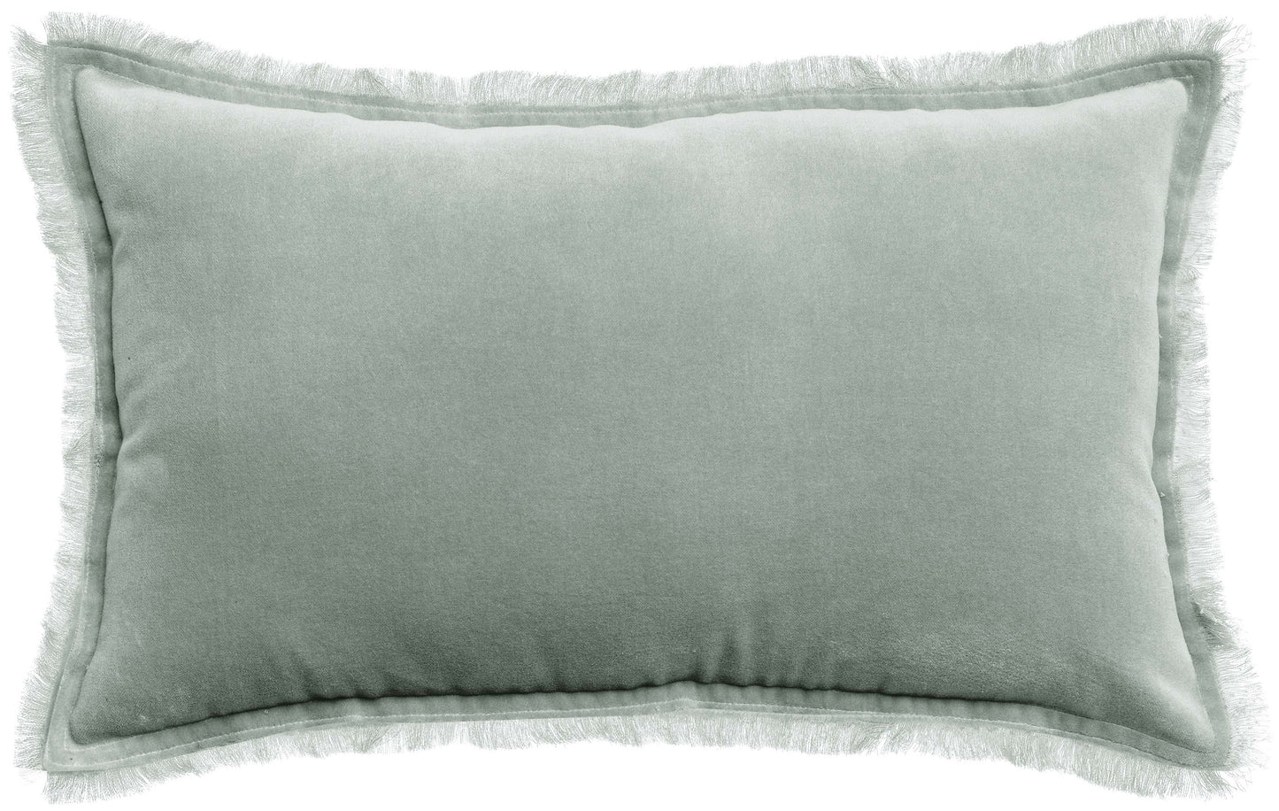 Coussin uni Fara Titane 30 x 50