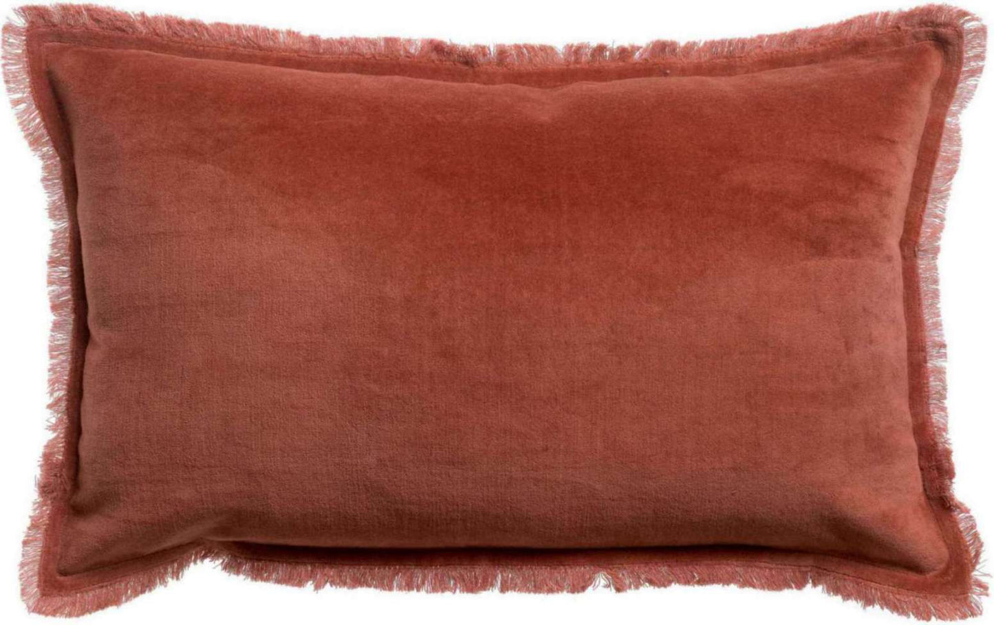 Coussin uni Fara Sienne 30 x 50