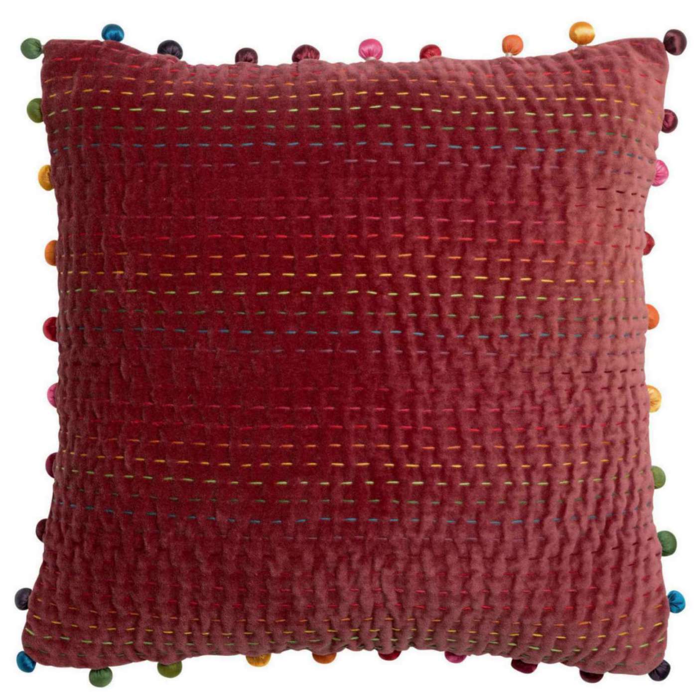 Coussin uni Gastounet Tomette 45 X 45