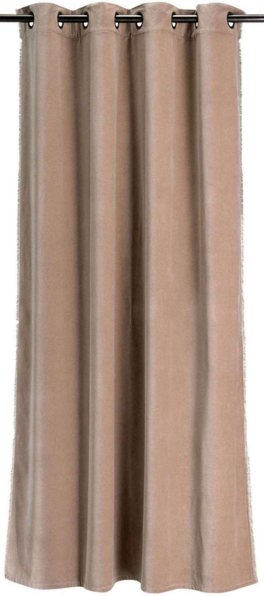 Rideau uni Fara Taupe 135 x 280
