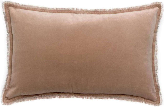 Coussin uni Fara Taupe 40 x 65