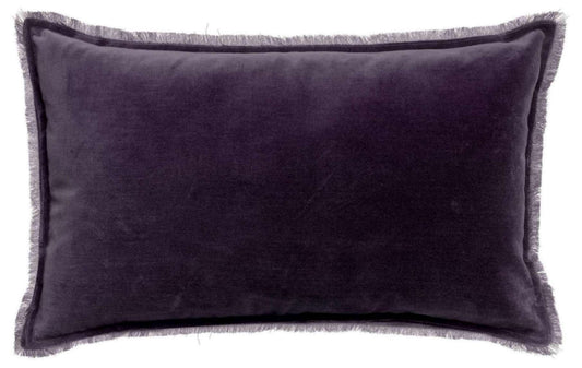 Coussin uni Fara Raisin 40 X 65