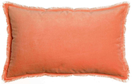 Coussin uni Fara Goyave 40 X 65