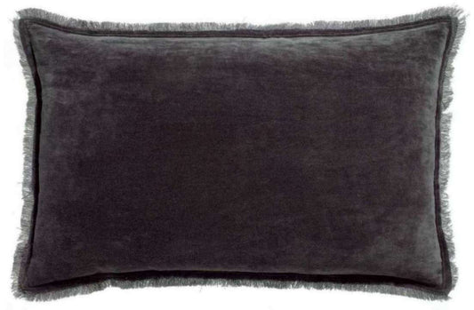 Coussin uni Fara Ombre 40 X 65