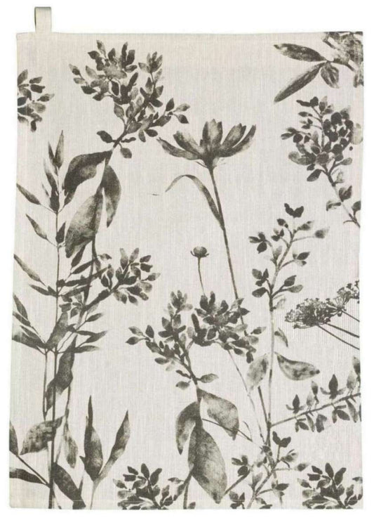 Torchon fleuri Isam Ombre 50 X 70