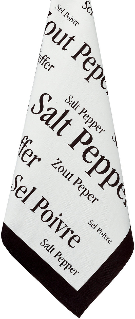Torchon Sel & Poivre Noir 50 X 70