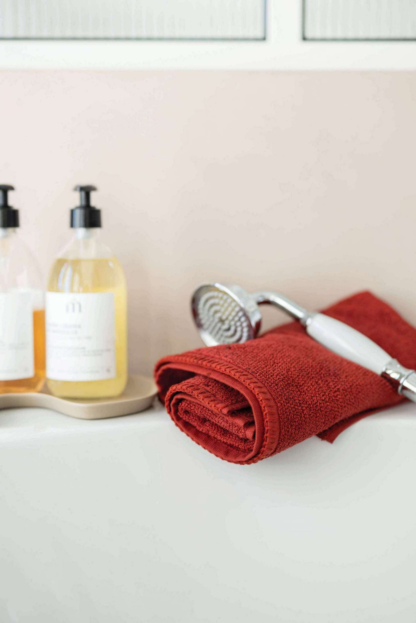 Drap de douche Bora Geranium 70 X 130