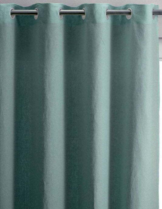 Rideau uni Zeff Vert de gris 140 X 280