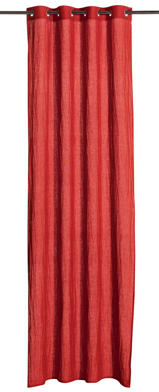 Rideau uni Zeff Groseille 140 X 280