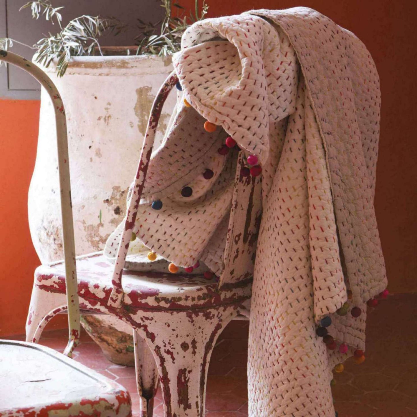 Courtepointe Uni GASTOUNET  Multico 220 X 220