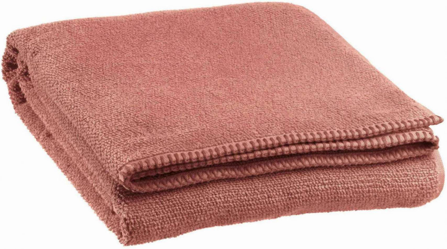 Drap de douche Bora Terracotta 70 x 130