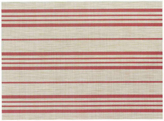 Set de table Sina Naturel/Rouge 33 X 45