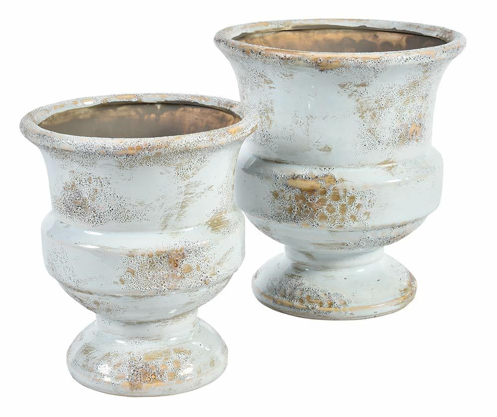 Pot en céramique bleu ciel 20cm SKY A