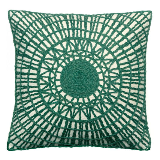 Coussin brodé Noa Épicéa 45 X 45