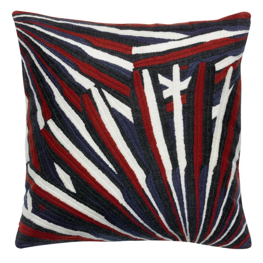 Coussin brodé Sasha Rubis 45 X 45