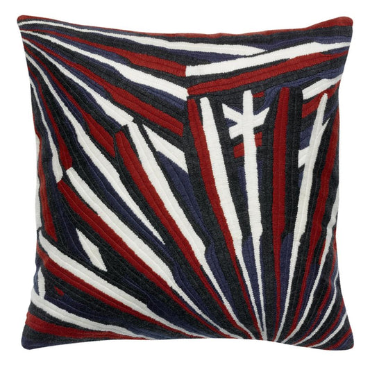 Coussin brodé Sasha Rubis 45 X 45