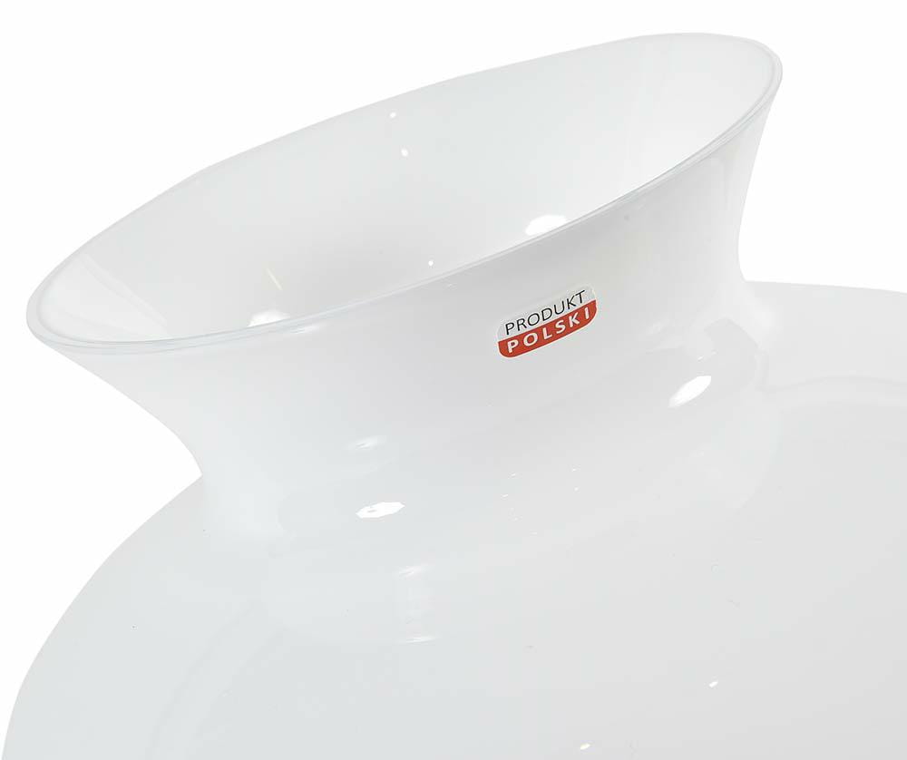 Vase en verre blanc  BOHEME 1M