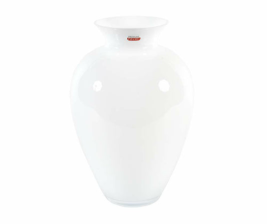 Vase en verre blanc  BOHEME 1M