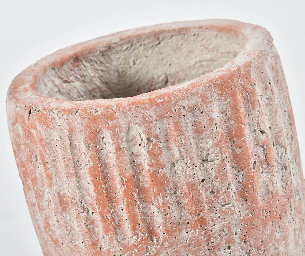 Cache pot en béton brut brique ROMA B